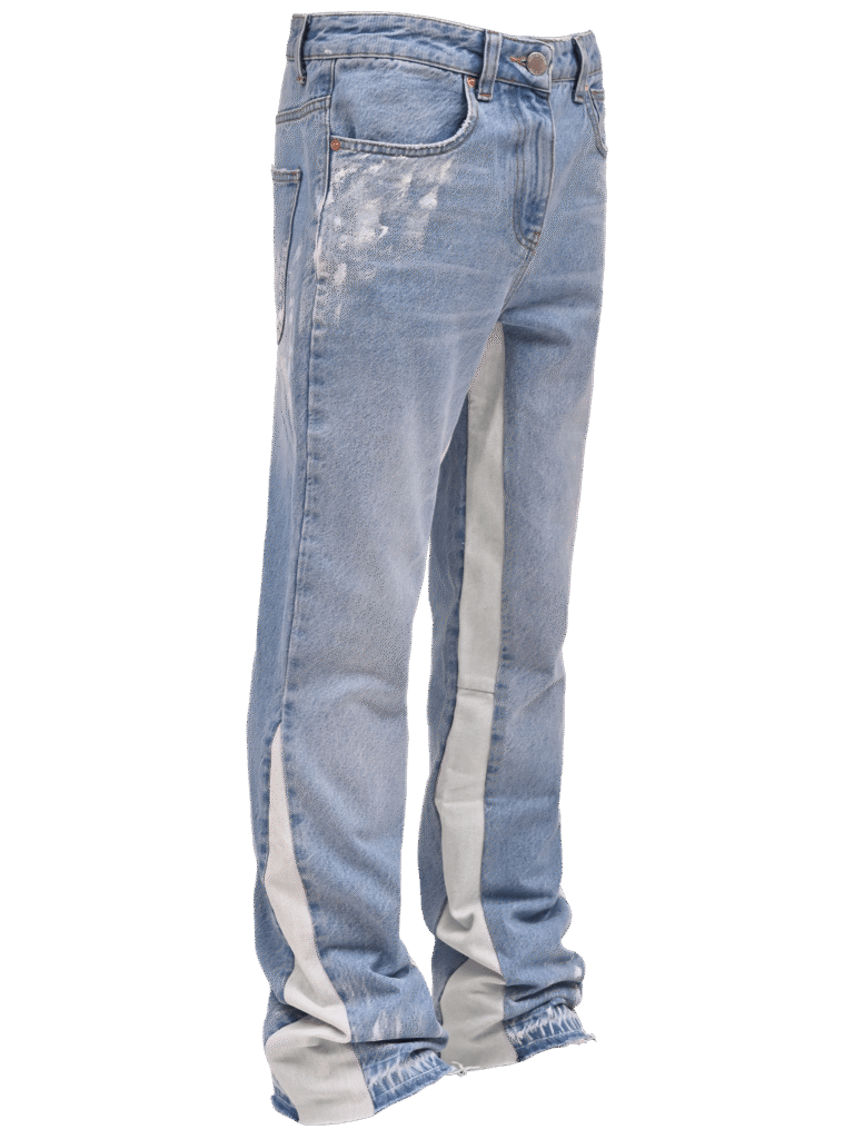 Light Stone Flare Track Jeans